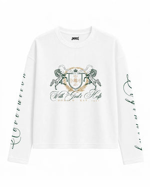 With God’s Help Waffle Tee