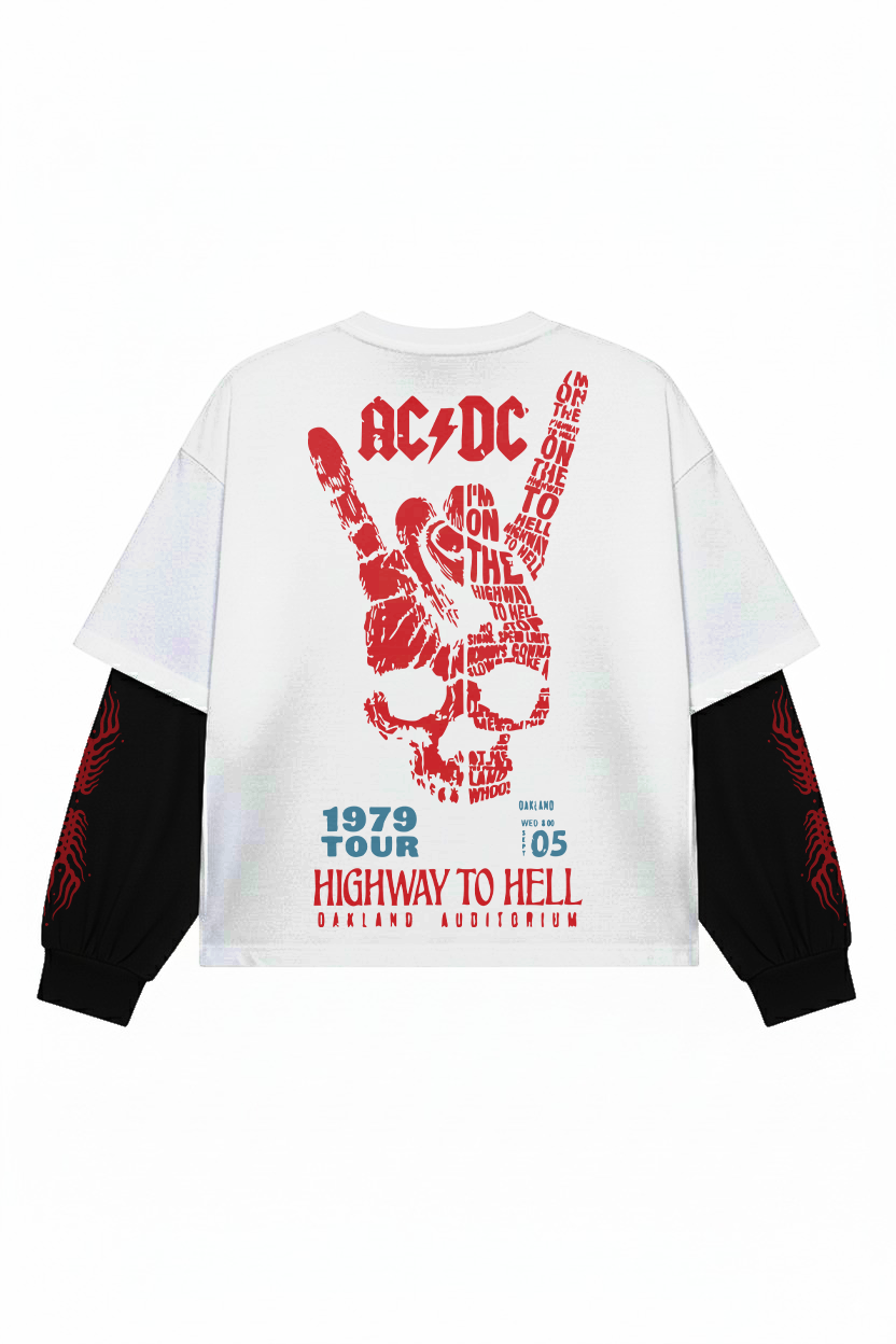 ACDC Bolt Rage ‘79 Oversized LS Tee