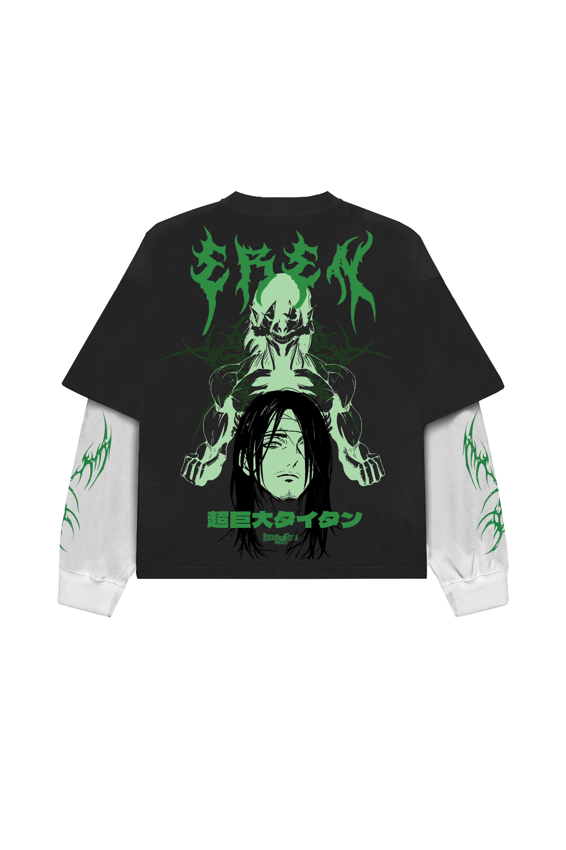 Eren Designed B&W Long Sleeve T-shirt