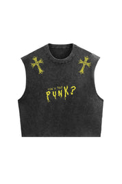 Punk Vintage Oversized Vest
