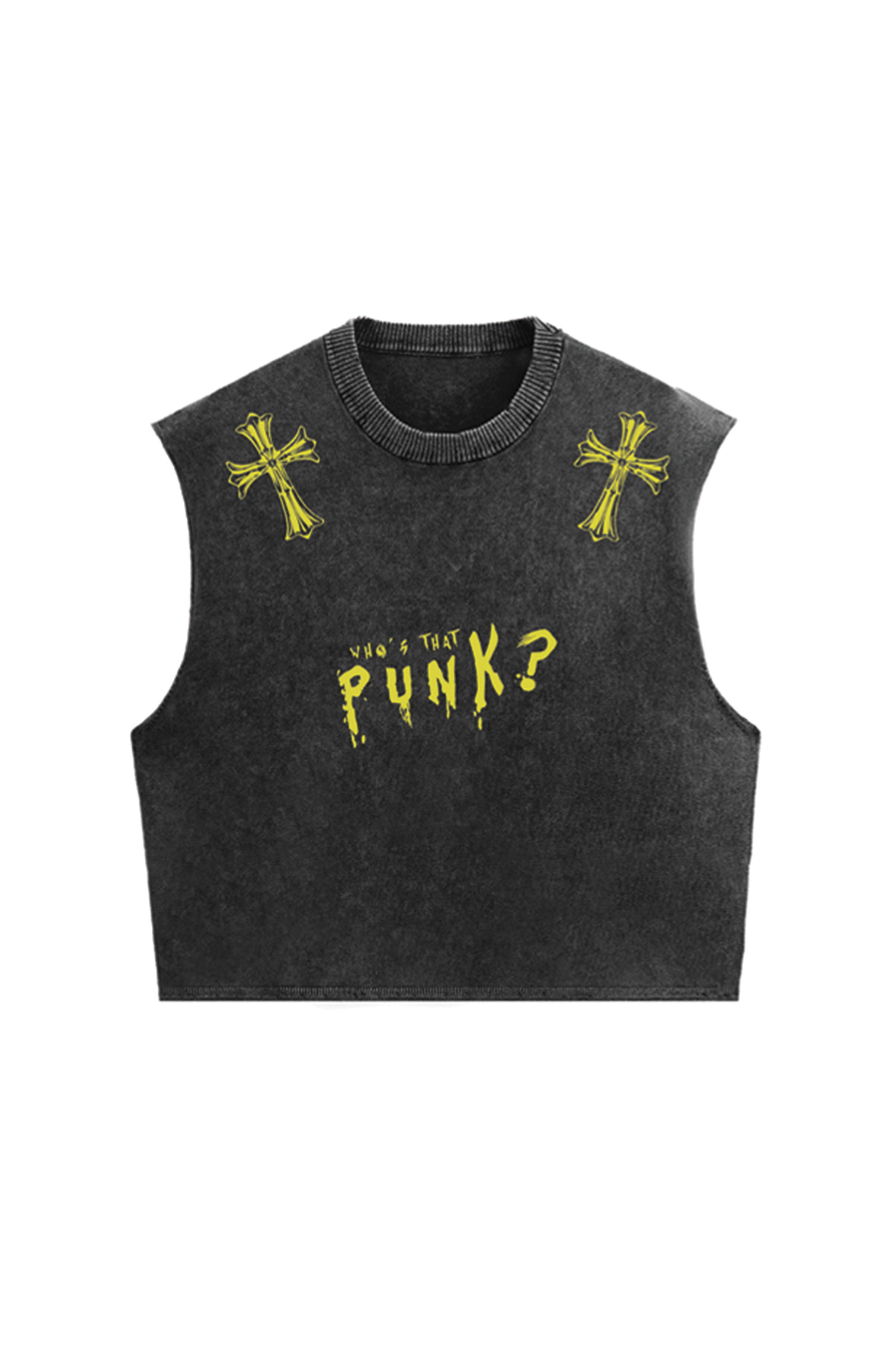 Punk Vintage Oversized Vest