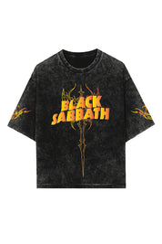 Black Sabbath Vintage Oversized Tee