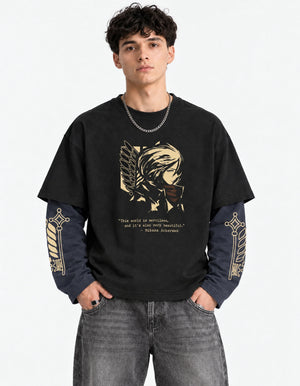 Attack on Titan – Wings of Mikasa LS Tee