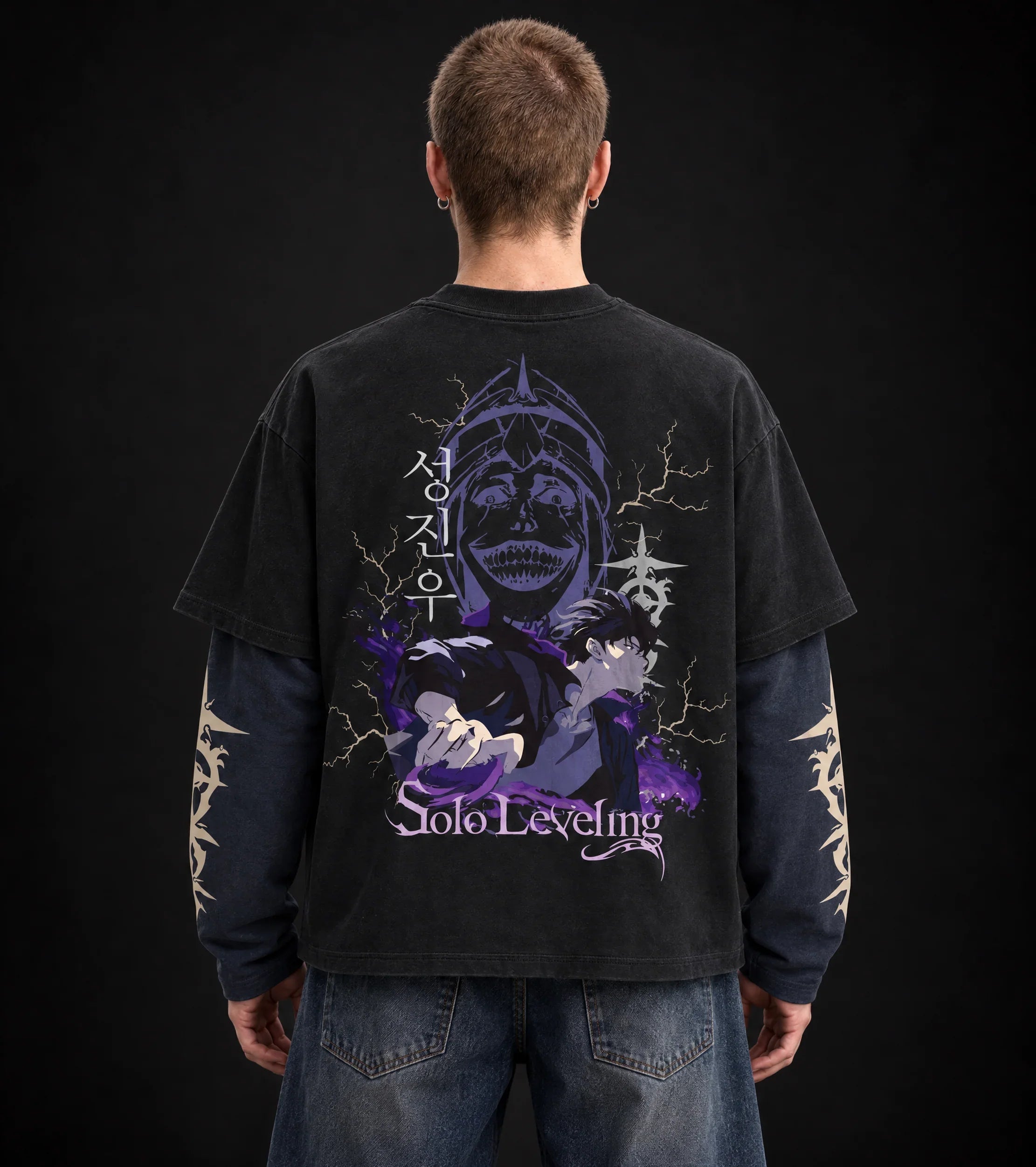 Solo Leveling – Sung Jin-Woo Arise LS Tee – Jnorss