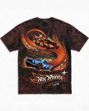 Hot Wheels Drift Legends Acid Wash Oversized Tee