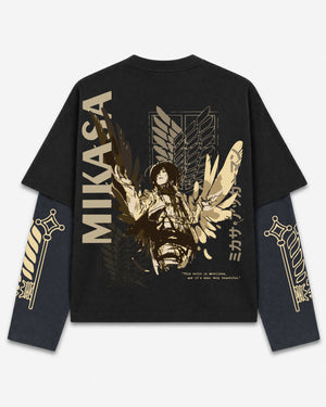 Attack on Titan – Wings of Mikasa LS Tee