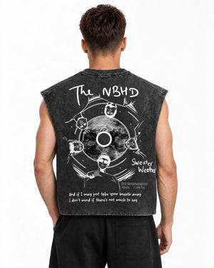 NBHD Sweater Weather Acid Wash Vest