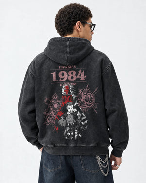 Stranger Things 1984 Red Signal Hoodie
