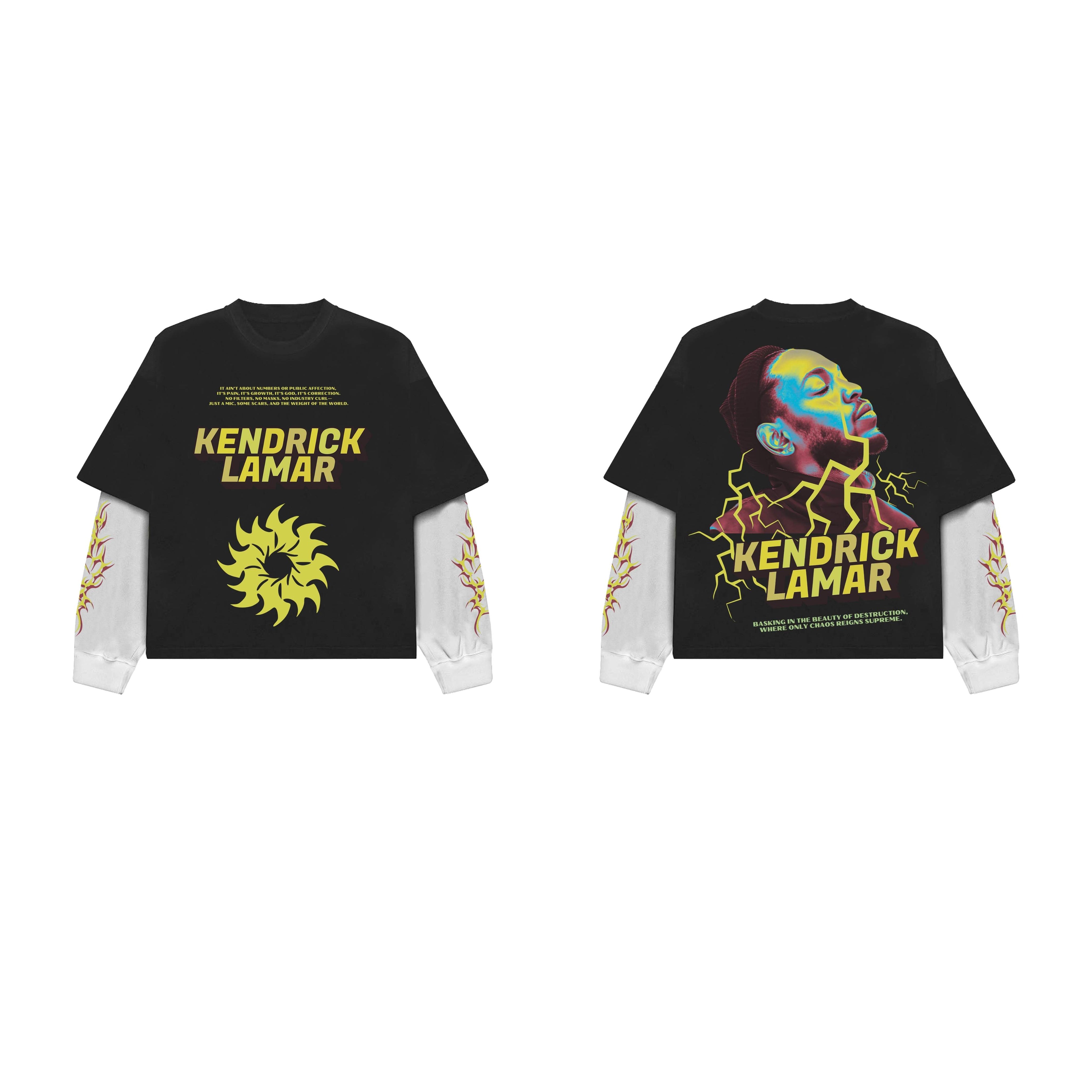 Kendrick 02 Designed Oversized Long Sleeve Tee