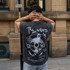 NBHD Sweater Weather Acid Wash Vest