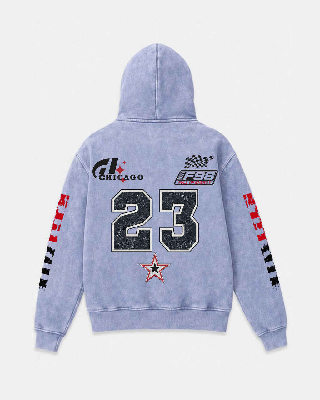 Street Panic 23 - Acid Wash Hoodie
