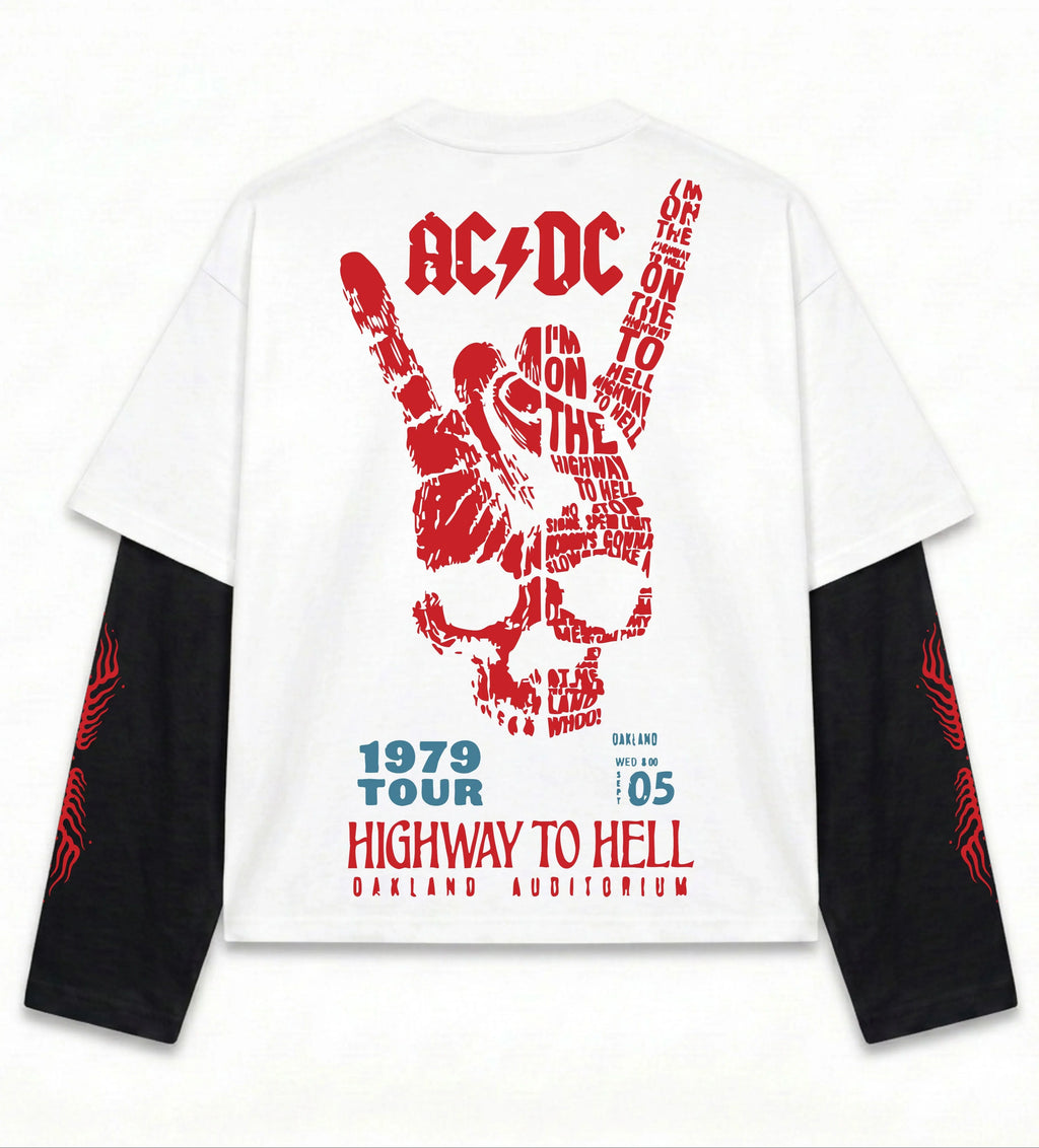 ACDC Bolt Rage ‘79 Oversized LS Tee