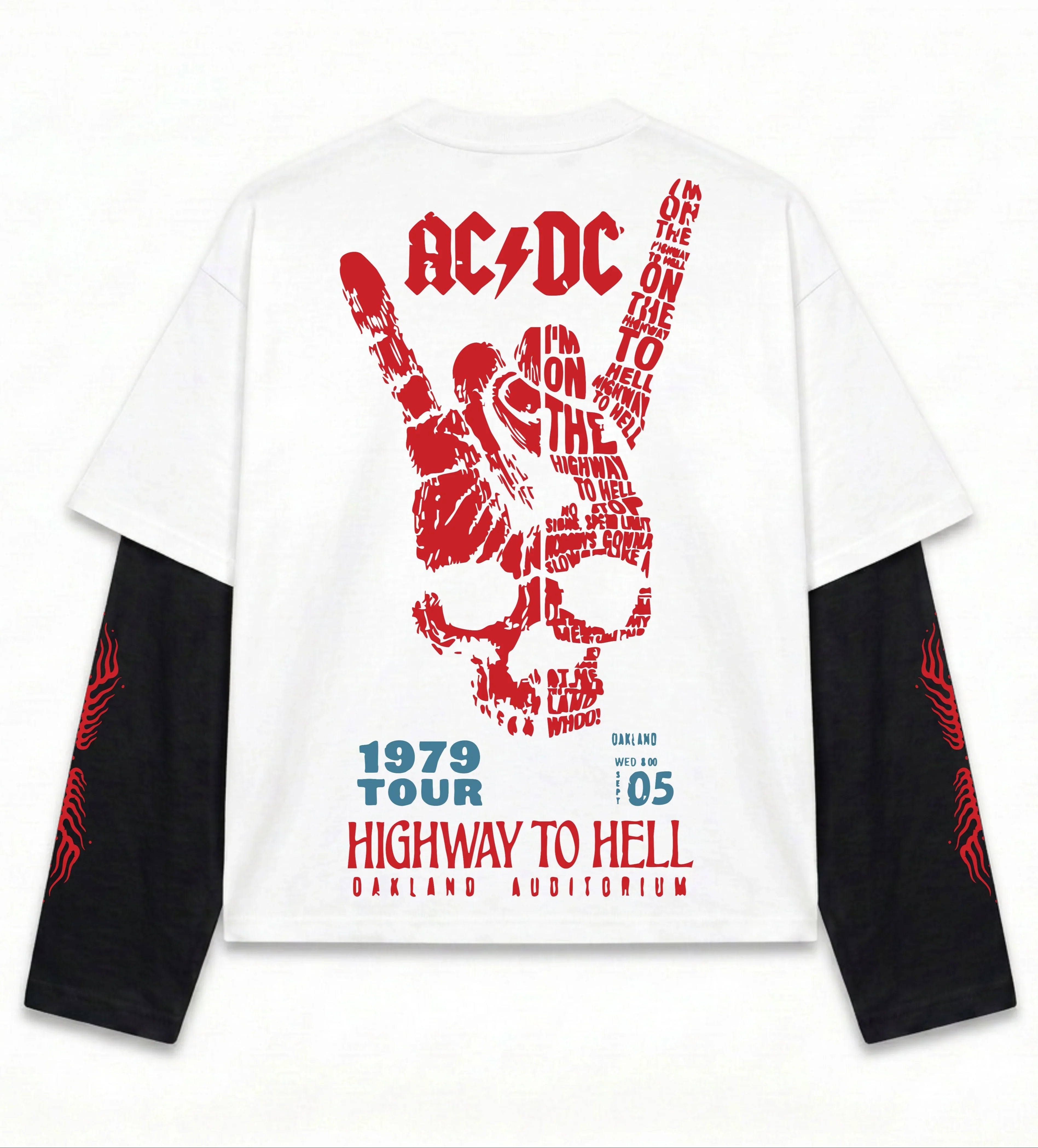 ACDC Bolt Rage ‘79 Oversized LS Tee