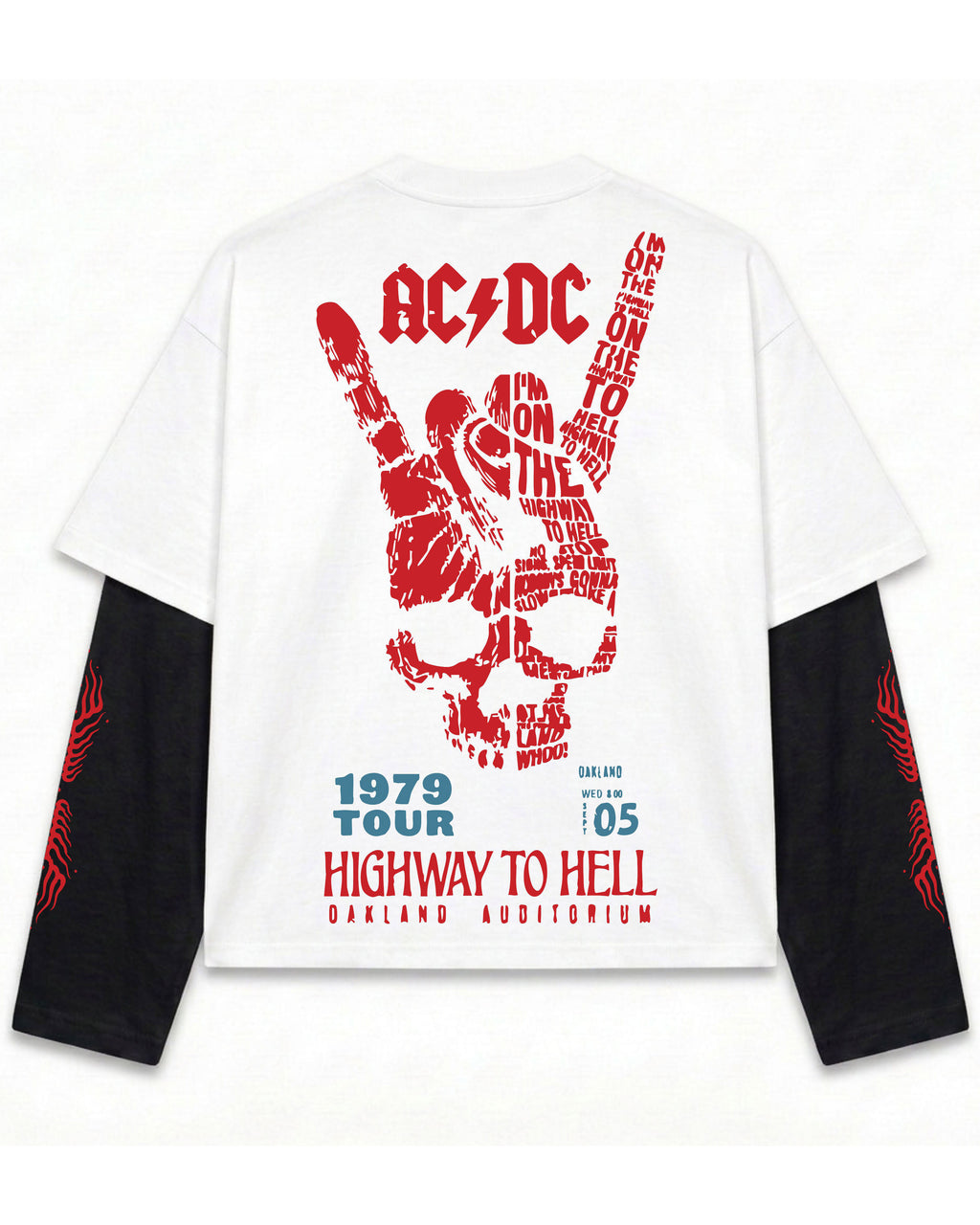ACDC Bolt Rage ‘79 Oversized LS Tee