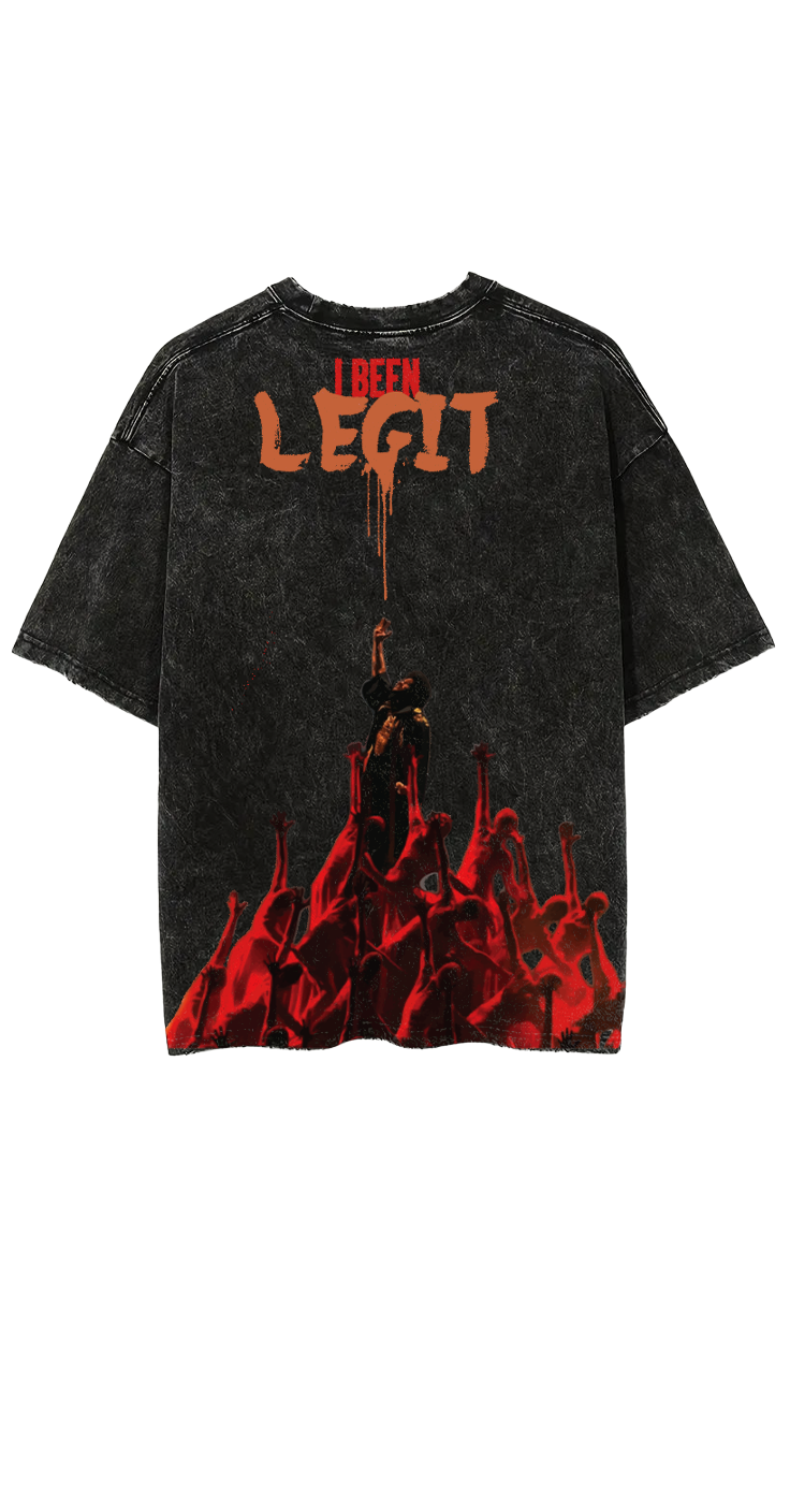 Legit Since Day One Tee Acid Wash tee