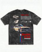 BMW E30 Auto Archive Acid Wash Oversized Tee