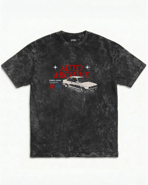BMW E30 Auto Archive Acid Wash Oversized Tee