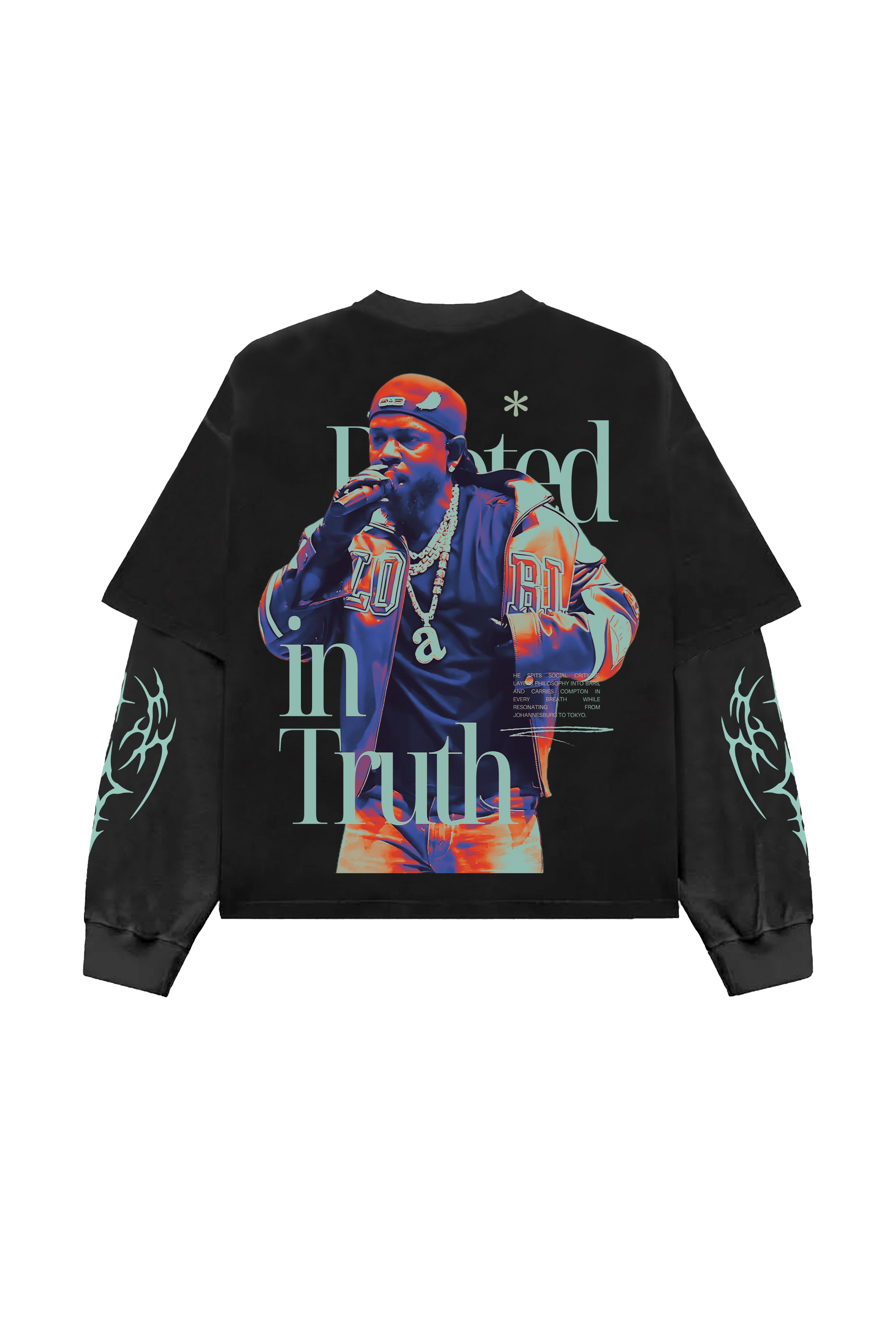 Kendrick 01 Designed Oversized Long Sleeve Tee