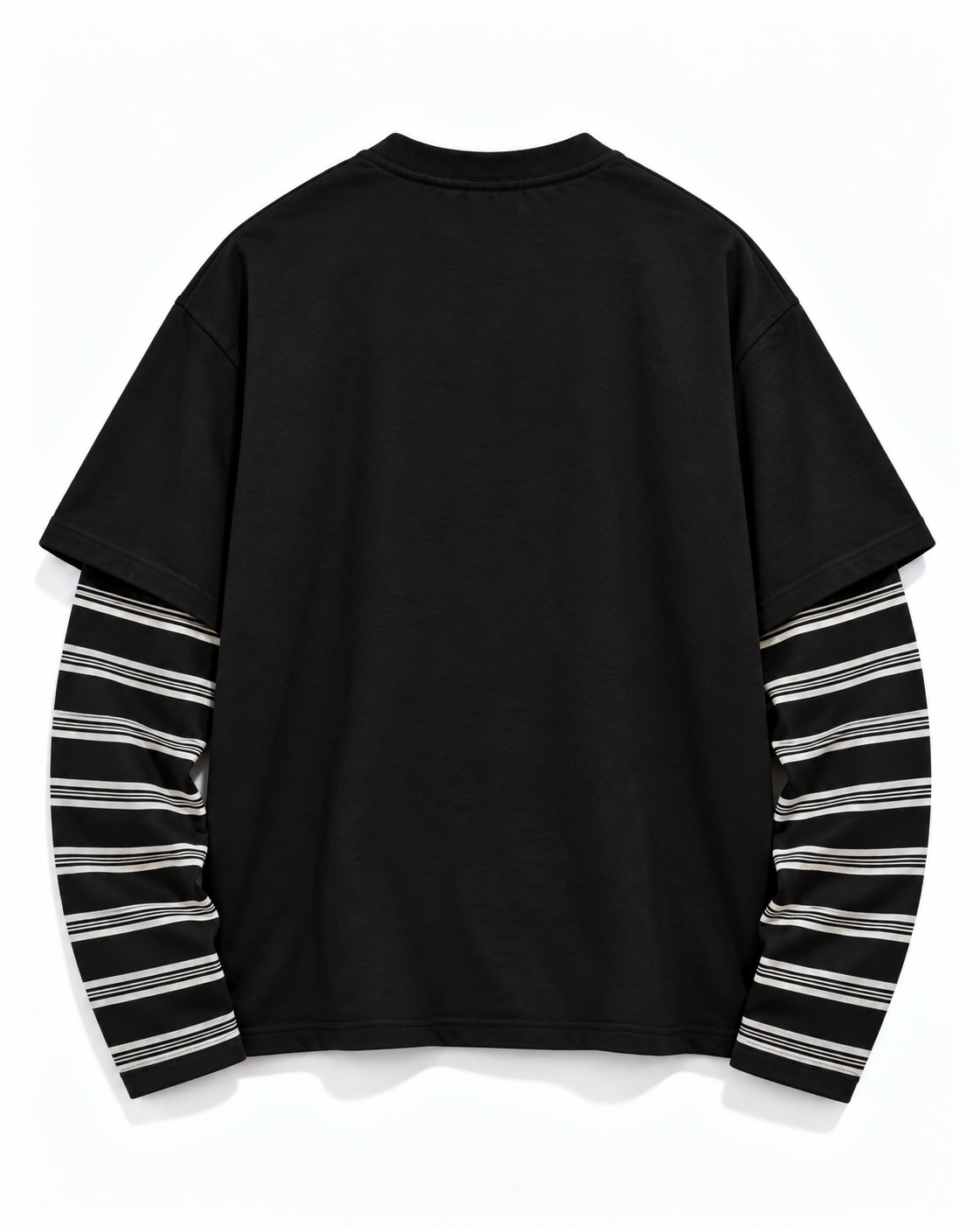 Striped Layer Grunge Guitar Tee