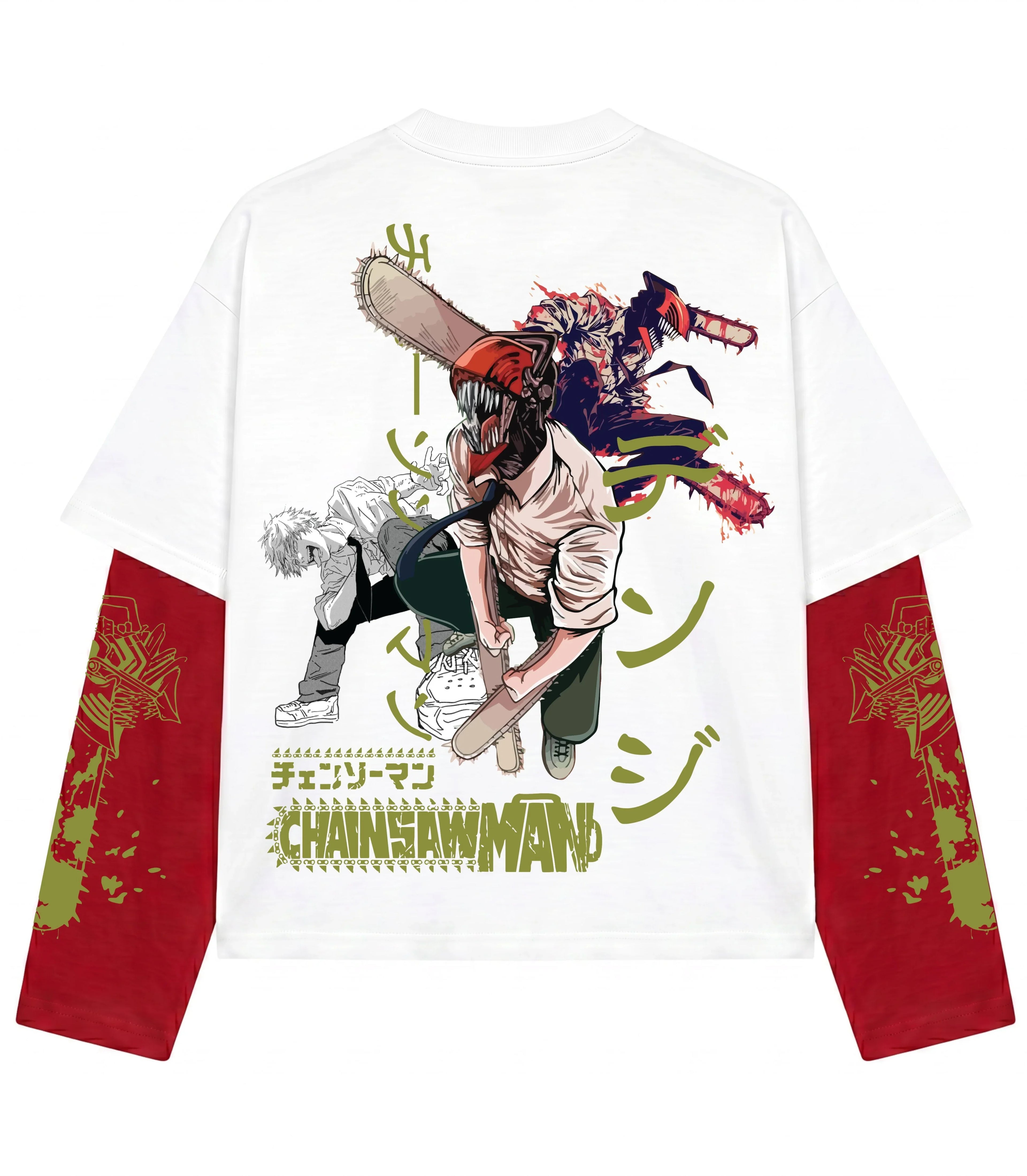Chainsaw Man – Bloodhunt Oversized LS Tee