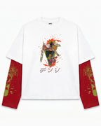 Chainsaw Man – Bloodhunt Oversized LS Tee