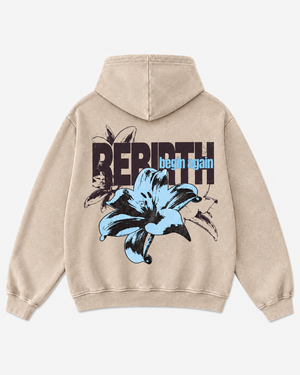 Rebirth Bloom - Acid Wash Hoodie