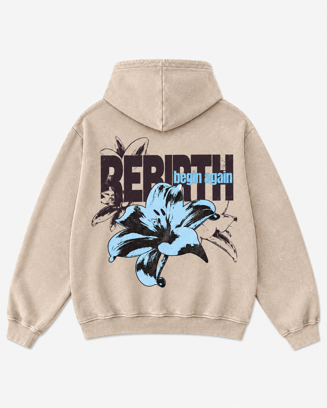 Rebirth Bloom - Acid Wash Hoodie