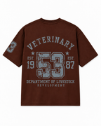 Vintage Veterinary 53 Oversized Tee