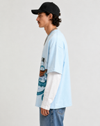 Sea Reaper Layered Oversized Tee