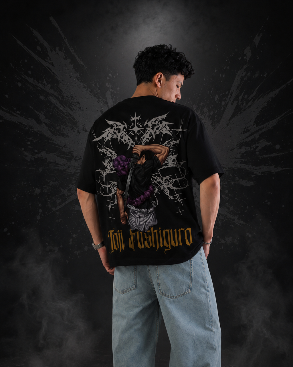 Toji Fushiguro "The Battle's Just Beginning" Oversized T-Shirt