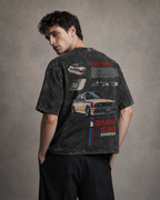 BMW E30 Auto Archive Acid Wash Oversized Tee
