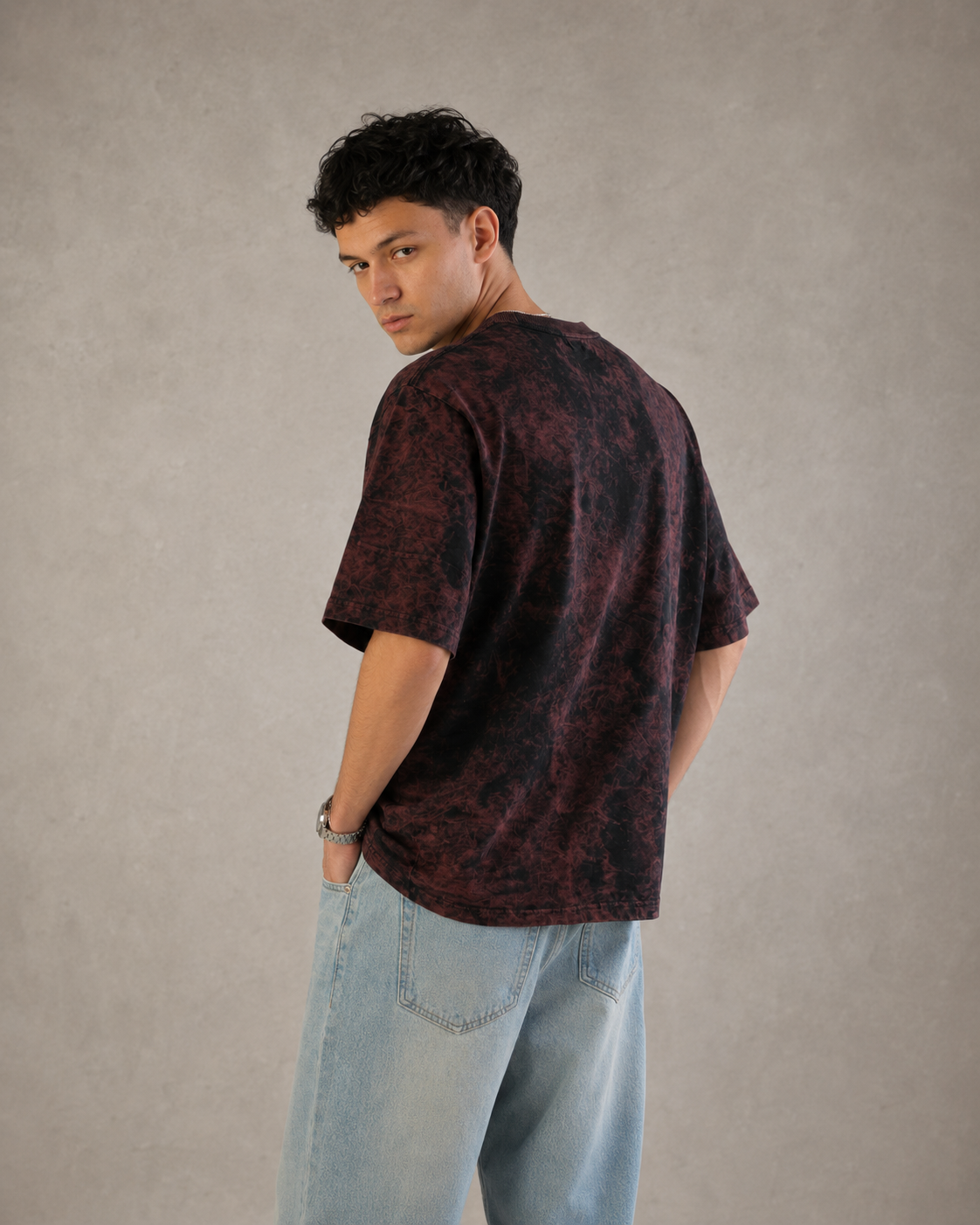The Godfather Vintage Acid Wash Oversized Tee