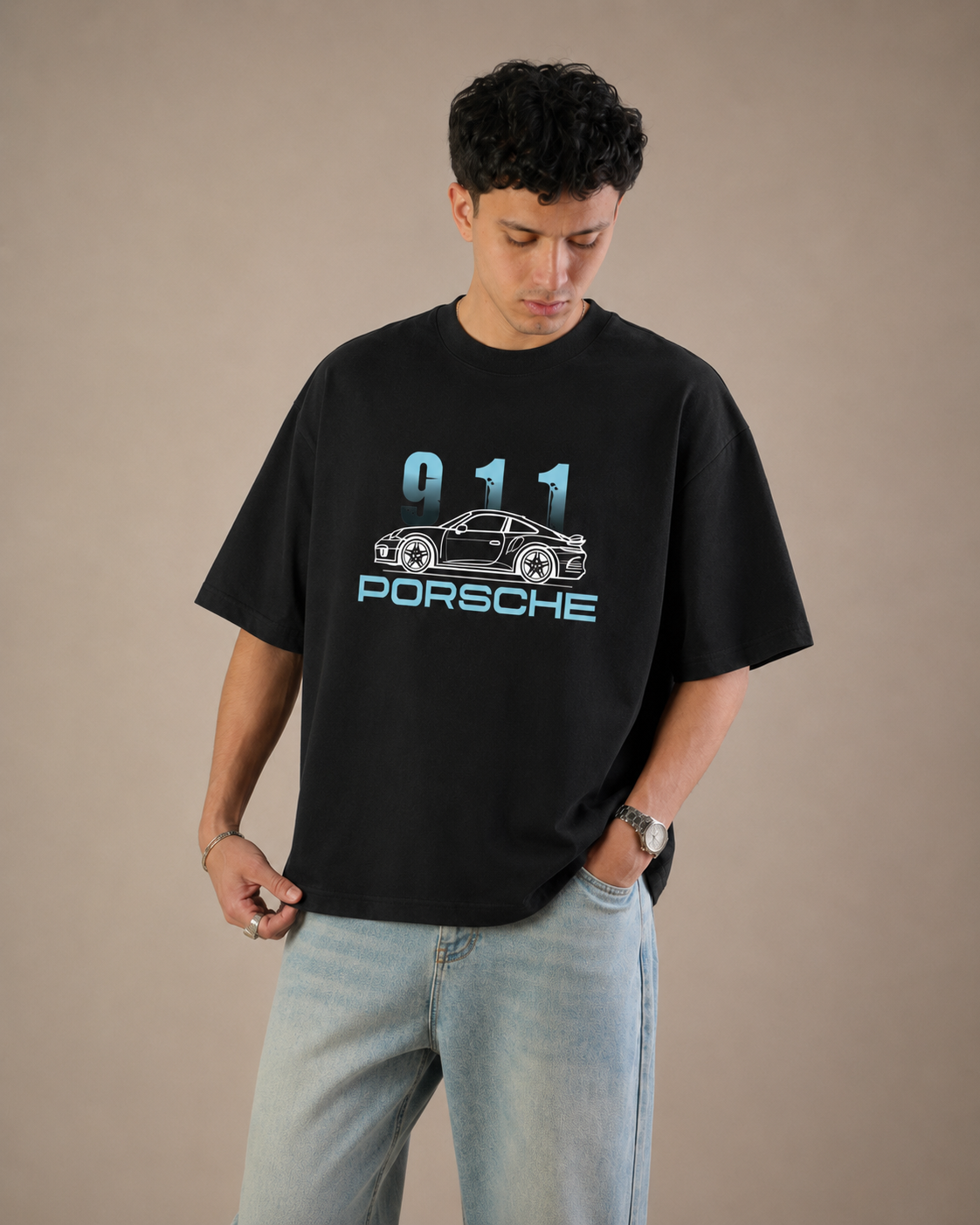 Porsche 911 Carrera Oversized Tee