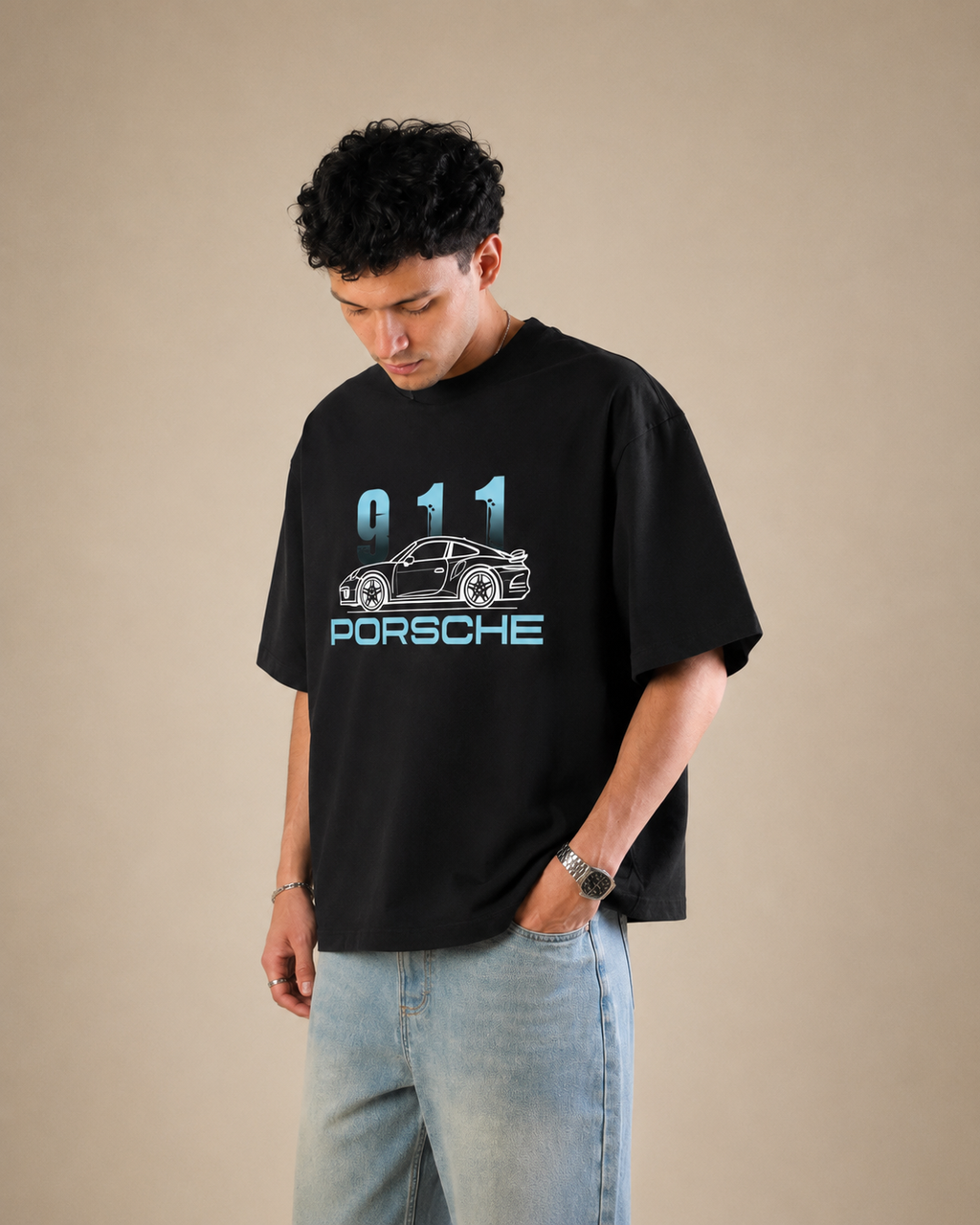 Porsche 911 Carrera Oversized Tee