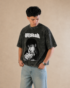 SRK Vintage Smoke Boxy Acid Wash Tee