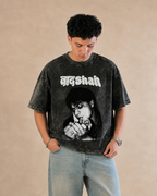 SRK Vintage Smoke Boxy Acid Wash Tee