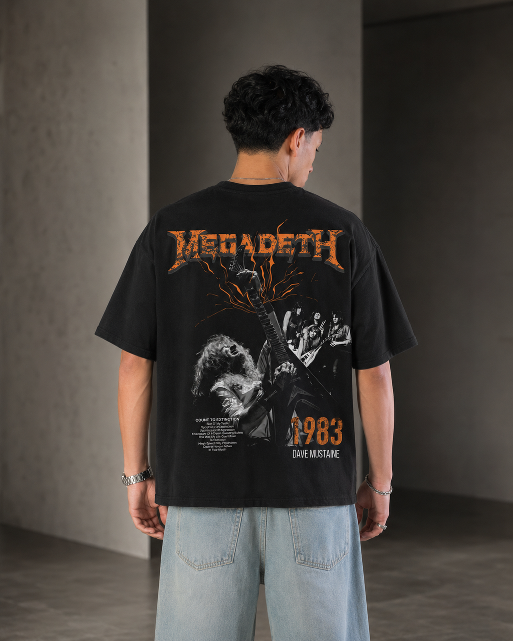 Megadeth Stage Riot Boxy Fit Tee