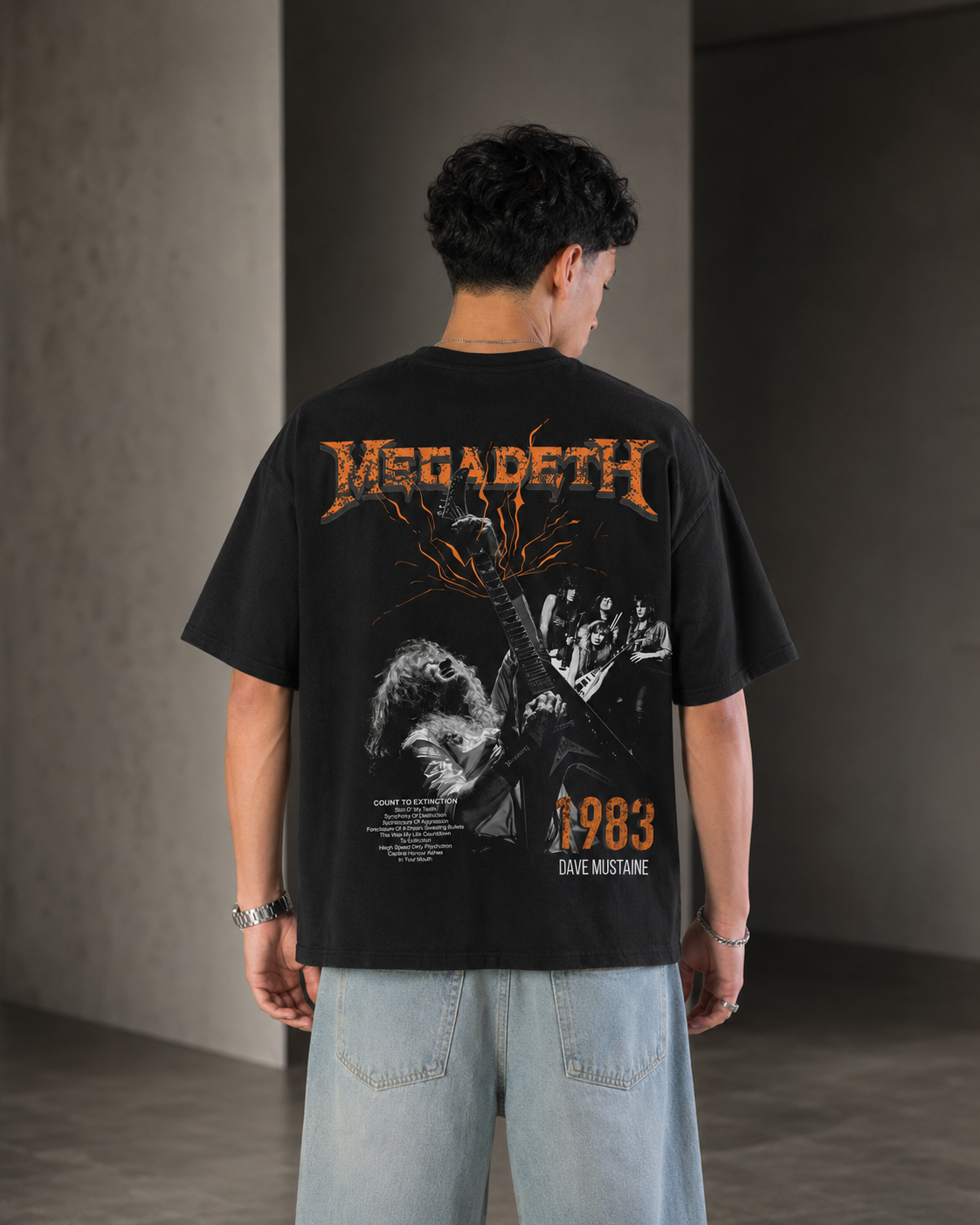Megadeth Stage Riot Boxy Fit Tee