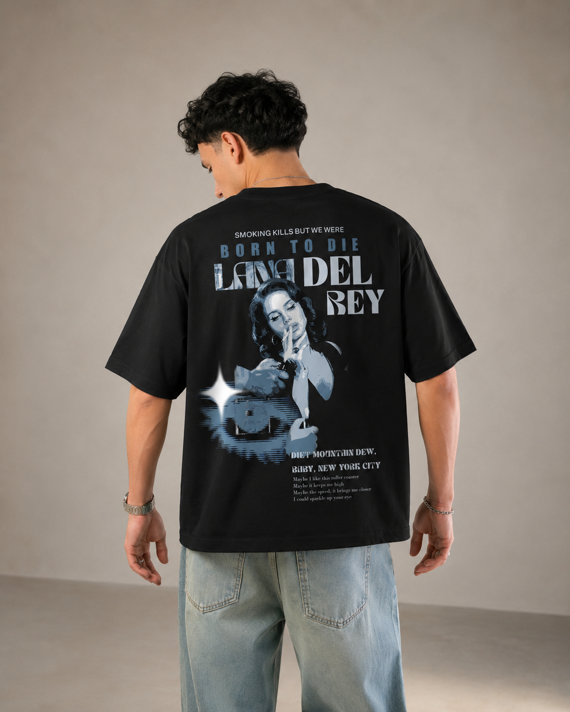 Lana Del Rey Vintage Noir Boxy Tee