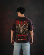 Slipknot Wait And Bleed Boxy Acid Wash Tee