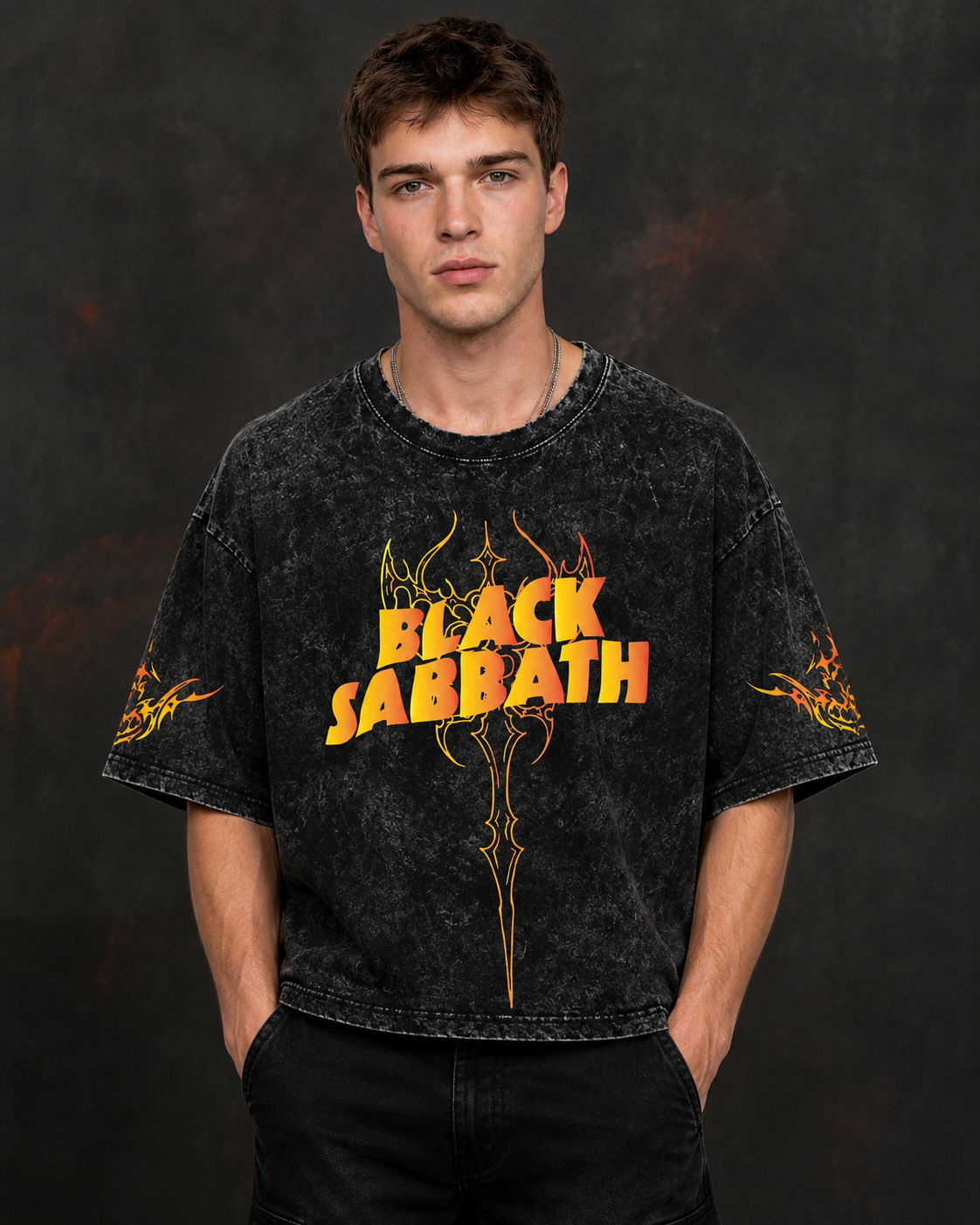 Black Sabbath Vintage Oversized Tee – Jnorss Black Sabbath Vintage Oversized Tee – Jnorss
