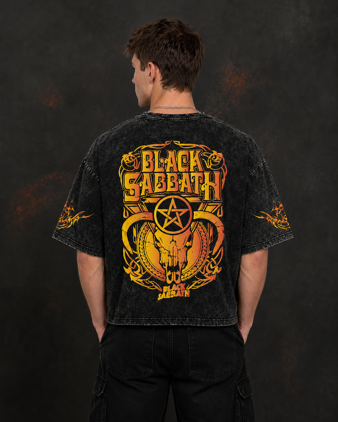 Black Sabbath Vintage Oversized Tee – Jnorss