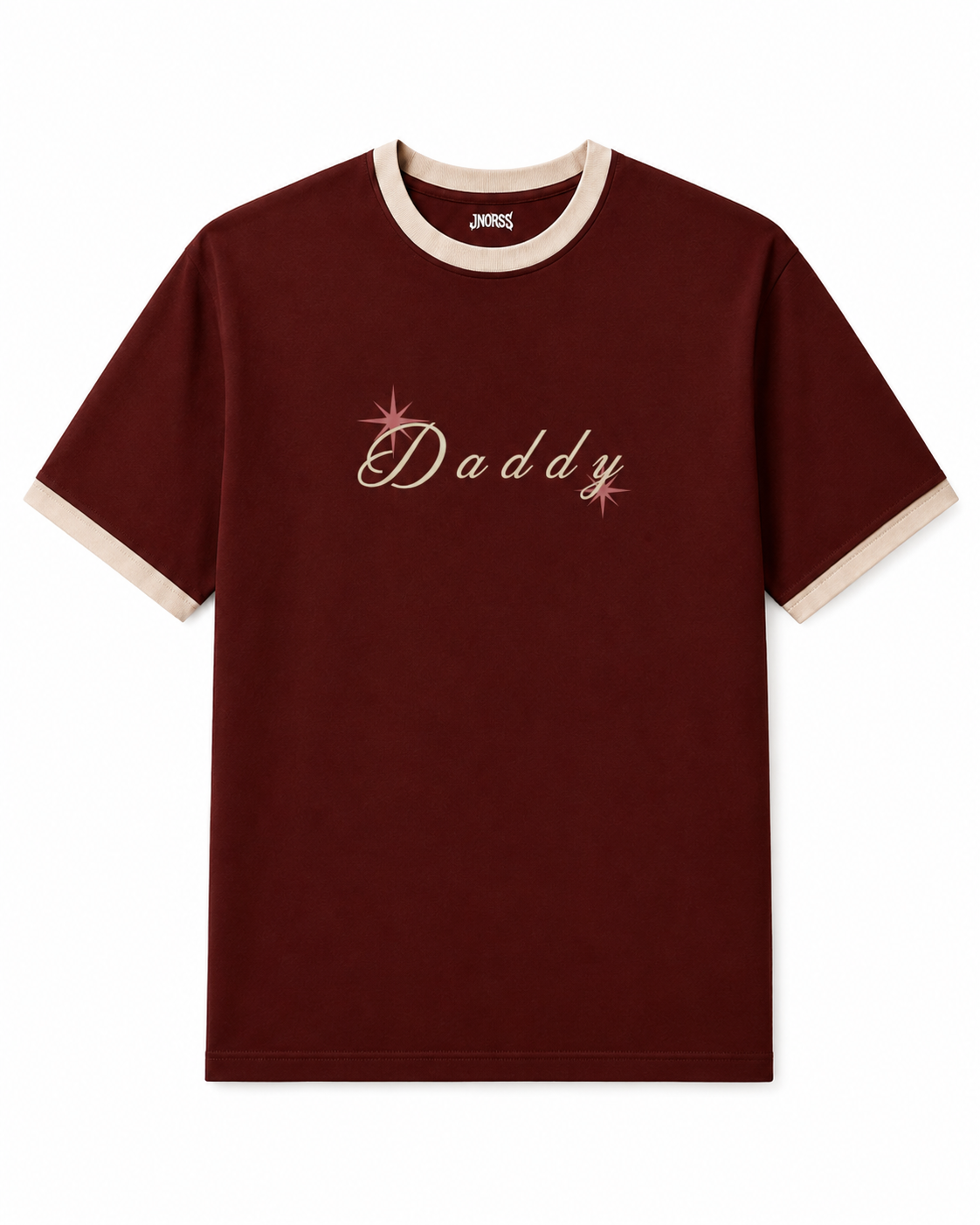 Daddy Contrast Ringer Tee