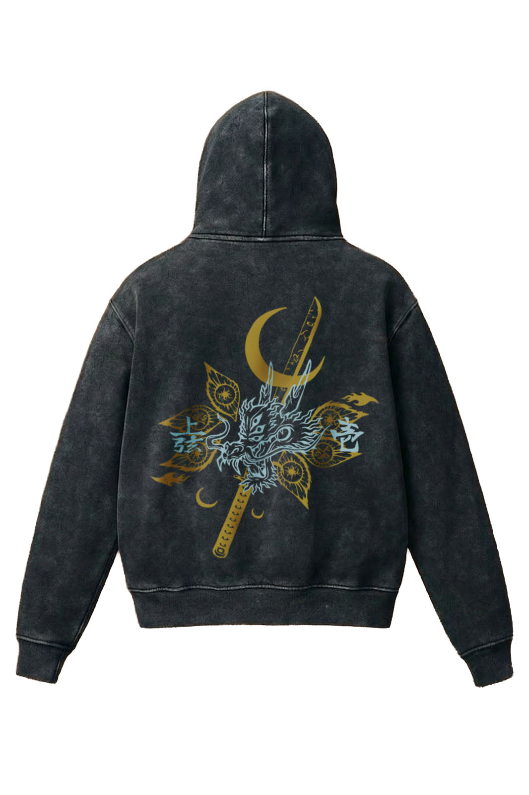 Demon Slayer Moonblade Dragon Oath Hoodie