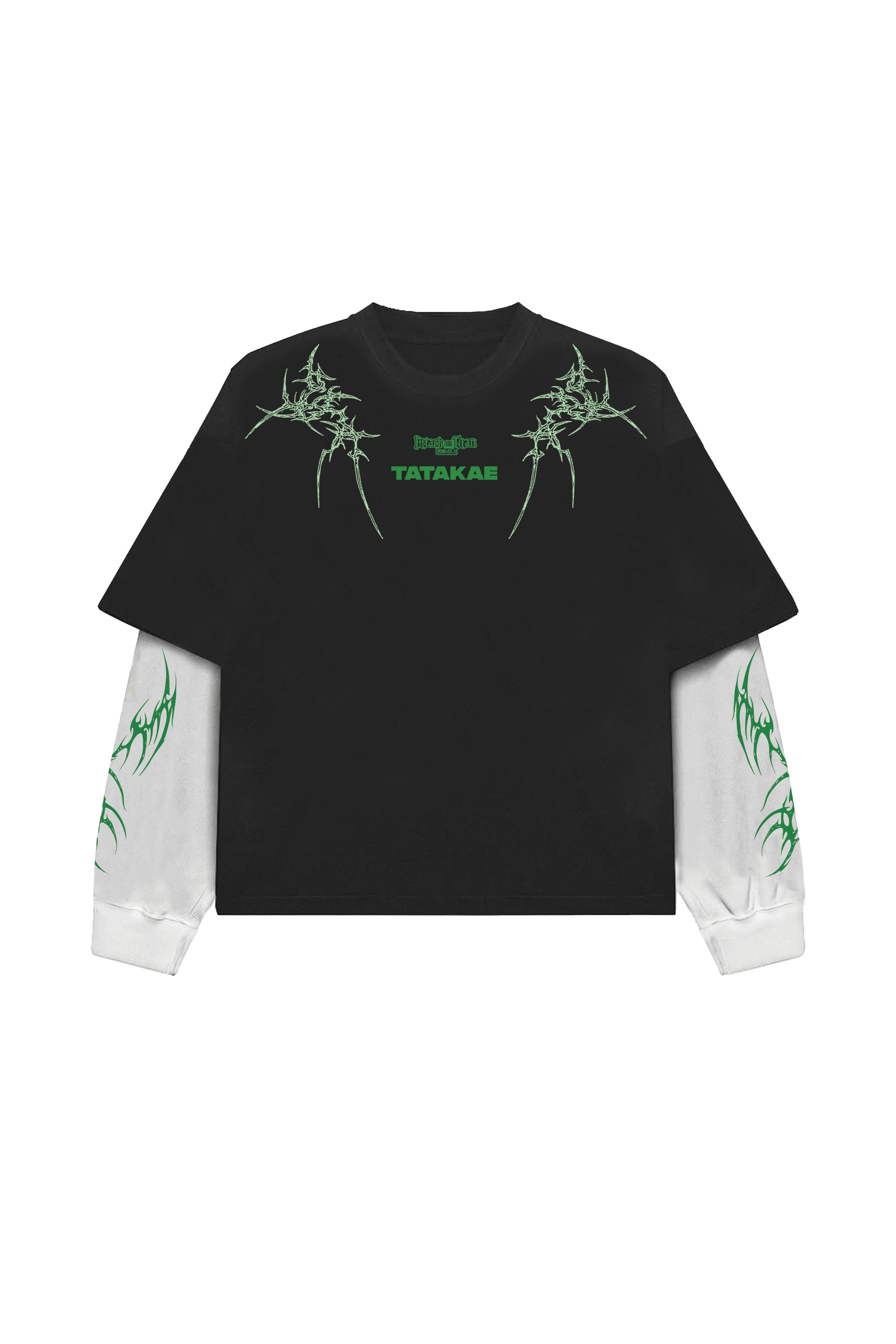 Eren Designed B&W Long Sleeve T-shirt