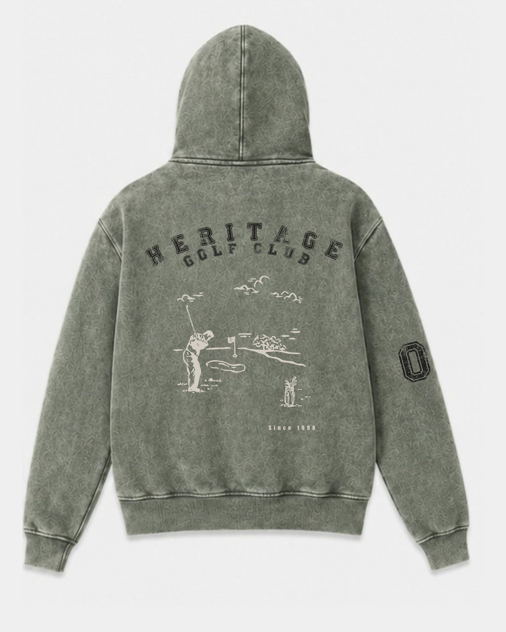 Heritage Golf Club - Acid Wash Hoodie