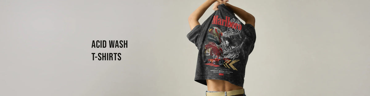 Acid wash tees