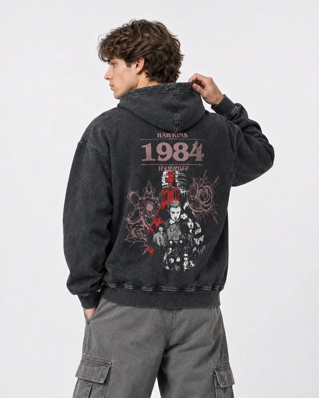 Stranger Things 1984 Red Signal Hoodie