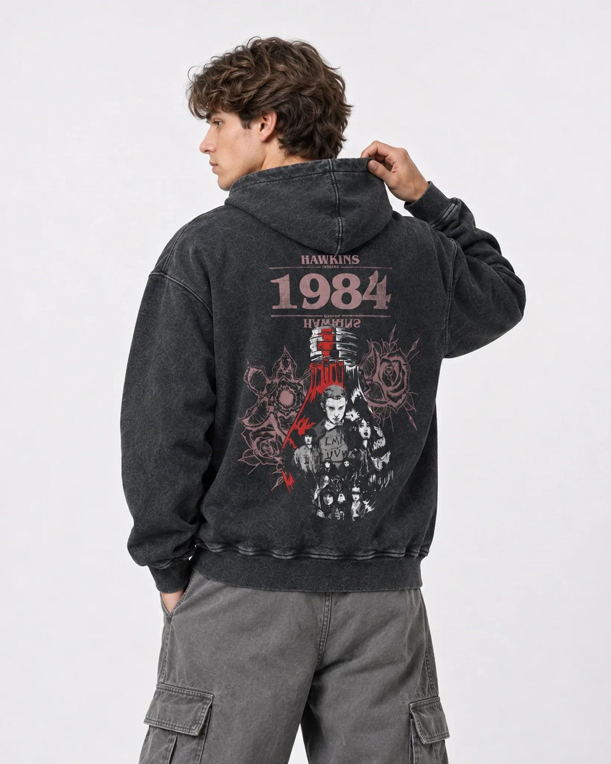 Stranger Things 1984 Red Signal Hoodie