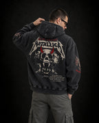 Metallica Electric Thrash Omen - Acid Wash Hoodie